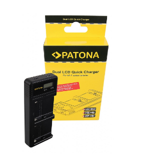 PATONA DUAL LCD USB CHARGER SONY NP-F550 F750 F970 FM50 FM50 - 1041110