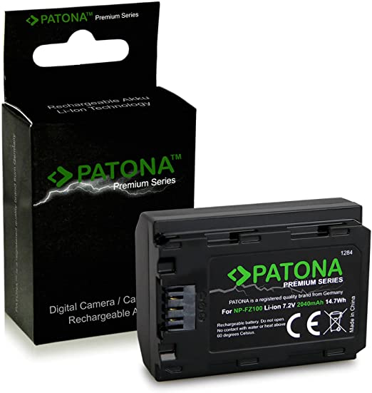 Batteria Patona Premium per Sony SONY NP-FZ100 HVR-Z1C HVR-V1C FX7E NE