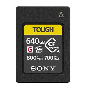 Sony 640Gb CEA-G Serie CFexpress Tipo A Memory Card  - Garanzia SONY ITALIA 2 anni - Cine Sud è da 47 anni sul mercato!  CEAG640T.SYM 0306303 -ssummer23