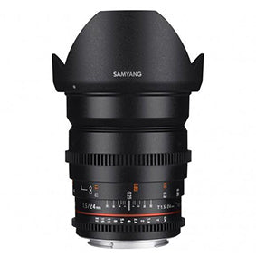 Samyang 24mm T1.5 VDSLR II - Garanzia Fowa 5 anni - Cine Sud è da 47 anni sul mercato!