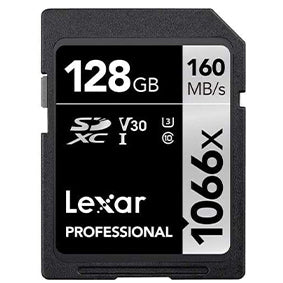 933011 SCHEDA 128GB LEXAR PRO 1066X SDXC UHS-I V30