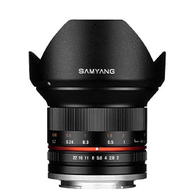 Samyang 12mm F2 MFT - Garanzia Fowa 5 anni - Cine sud è da 47 anni sul mercato! SY2MFB