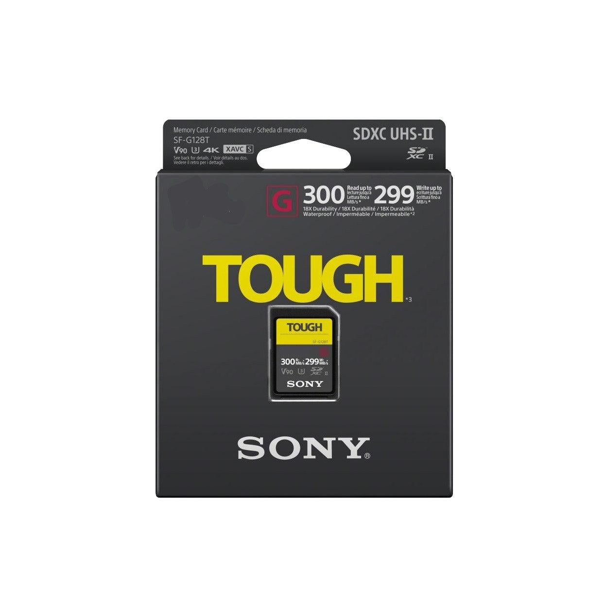 Scheda di memoria Sony SDXC Tough UHS II  R300MB/s 64GB