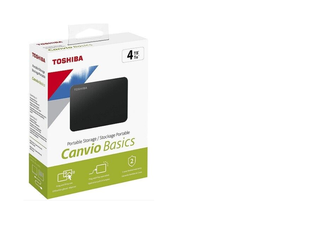 Toshiba 4TB Hard disk / portable storage