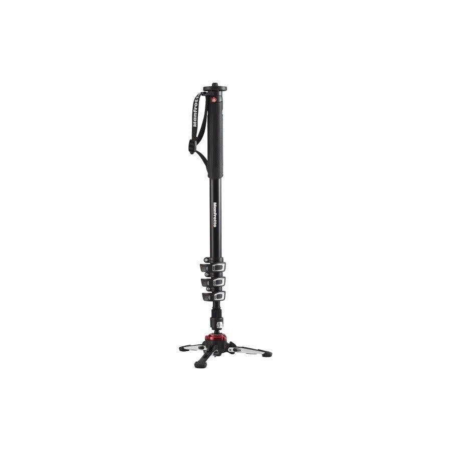 MVMXPROA4 Monopiede Manfrotto video XPRO+, alluminio, 4 sezioni, base fluida