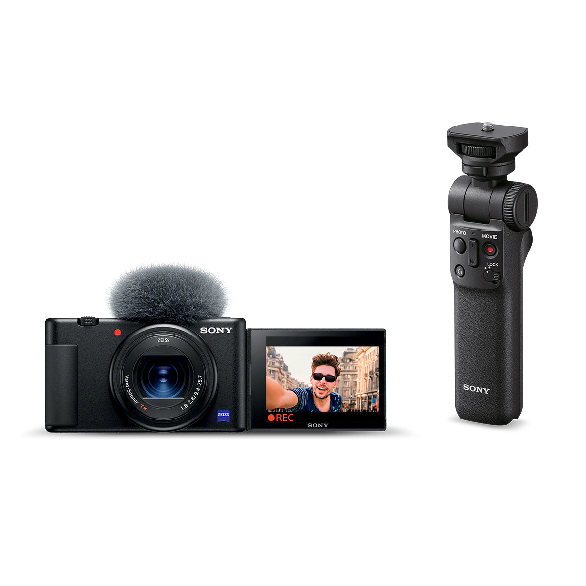 VLOGGER KIT SONY ZV-1 +GRIP GPVPT2BT - Garanzia Sony Italia Cine Sud è da 46 anni sul mercato!
